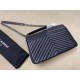 Replica Saint Laurent grandi borse Monogram universitari in nero di capra Imitazioni Replica perfette Saint Laurent grandi borse Monogram universitari in nero di capra