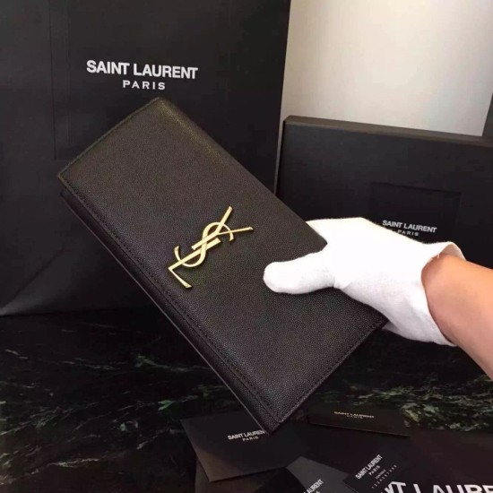 Replica Saint Laurent classico nero grano Monogramme Pochette Imitazioni Replica perfette Saint Laurent classico nero grano Monogramme Pochette