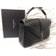 Replica Saint Laurent grandi borse Monogram universitari in nero di capra Imitazioni Replica perfette Saint Laurent grandi borse Monogram universitari in nero di capra
