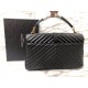 Replica Saint Laurent grandi borse Monogram universitari in nero di capra Imitazioni Replica perfette Saint Laurent grandi borse Monogram universitari in nero di capra