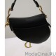 Mini borsa da sella Christian Dior con cinturino nero Mini borsa da sella Christian Dior con cinturino nero