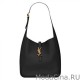YSL Saint Laurent Le 5 A 7 Borsa Hobo Piccola Morbida In Pelle Liscia Nera YSL Saint Laurent Le 5 A 7 Borsa Hobo Piccola Morbida In Pelle Liscia Nera