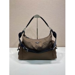 Borsa a tracolla Prada Explore Re-Nylon 2VH204 Uomo marrone