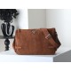 Replica Perfetta Borsa a tracolla Prada scamosciata 2VH187 marrone Imitazioni Perfetta Borsa a tracolla Prada scamosciata 2VH187 marrone