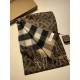 Replica Scialle in lana cashmere double face Burberry 30 x 180 Griffate