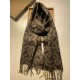Replica Scialle in lana cashmere double face Burberry 30 x 180 Griffate