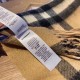 Dupe Scialle Burberry in lana e cashmere con motivo check double-face e logo 30 x 180 marrone imitazioni perfette Replica Scialle Burberry in lana e cashmere con motivo check double-face e logo 30 x 180 marrone Griffate