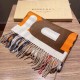 Dupe replica Scialle Burberry in lana e cashmere con motivo check double face e logo 30 x 180 arancione imitazioni perfette Replica Scialle Burberry in lana e cashmere con motivo check double face e logo 30 x 180 arancione Griffate