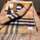Dupe replica Scialle Burberry in lana e cashmere con motivo check double face e logo 30 x 180 arancione imitazioni perfette Replica Scialle Burberry in lana e cashmere con motivo check double face e logo 30 x 180 arancione Griffate