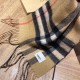 Replica Burberry Scialle in lana cashmere con motivo tartan a doppia faccia con logo 30 x 180 marrone Griffate