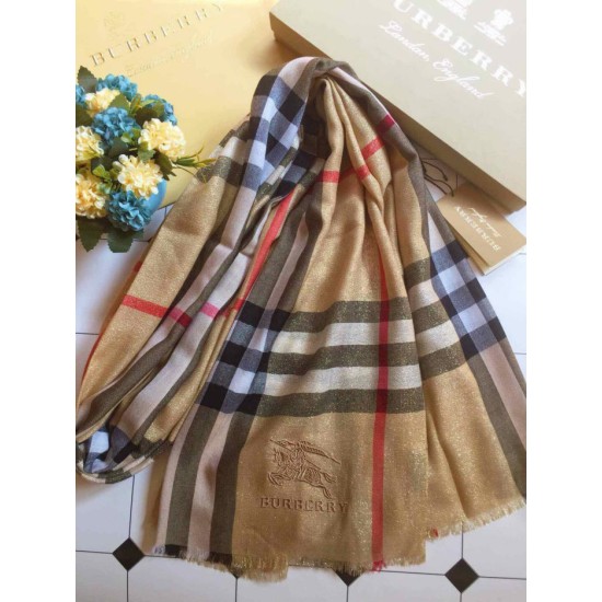 Dupe falso Scialle in cashmere lurex bling Burberry 90 x 200 imitazioni perfette Replica falso Scialle in cashmere lurex bling Burberry 90 x 200 Griffate
