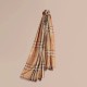 Dupe falso Scialle in cashmere lurex bling Burberry 90 x 200 imitazioni perfette Replica falso Scialle in cashmere lurex bling Burberry 90 x 200 Griffate