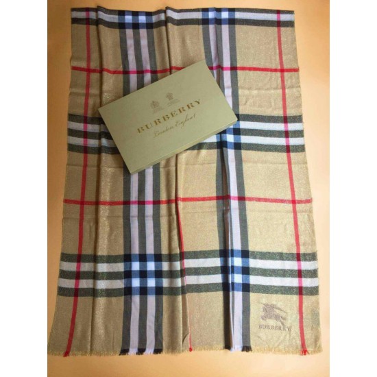 Dupe falso Scialle in cashmere lurex bling Burberry 90 x 200 imitazioni perfette Replica falso Scialle in cashmere lurex bling Burberry 90 x 200 Griffate