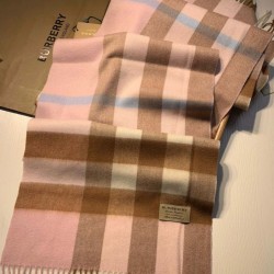 Replica Burberry scialle classico in cashmere con motivo check medio 40 x 180 Griffate