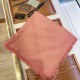 Dupe Wool GG jacquard Sciarpa quadrata double face Rosa imitazioni perfette Replica Wool GG jacquard Sciarpa quadrata double face Rosa Griffate