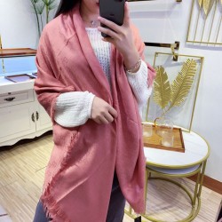 Replica Wool GG jacquard Sciarpa quadrata double face Rosa Griffate