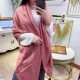Dupe Wool GG jacquard Sciarpa quadrata double face Rosa imitazioni perfette Replica Wool GG jacquard Sciarpa quadrata double face Rosa Griffate
