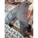Dupe Sciarpa da uomo classica in cashmere double face Grigio imitazioni perfette Replica Sciarpa da uomo classica in cashmere double face Grigio Griffate