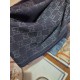 Dupe Sciarpa classica da uomo in cashmere double face Blu scuro imitazioni perfette Replica Sciarpa classica da uomo in cashmere double face Blu scuro Griffate