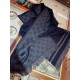 Dupe Sciarpa classica da uomo in cashmere double face Blu scuro imitazioni perfette Replica Sciarpa classica da uomo in cashmere double face Blu scuro Griffate