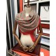 Dupe replica Sciarpa Double G in cashmere con motivo mela intrecciata imitazioni perfette Replica Sciarpa Double G in cashmere con motivo mela intrecciata Griffate