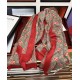 Dupe replica Sciarpa Double G in cashmere con motivo mela intrecciata imitazioni perfette Replica Sciarpa Double G in cashmere con motivo mela intrecciata Griffate