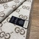 Dupe Pari replica Sciarpa Classic Wool GG jacquard Caffè imitazioni perfette Replica Pari Sciarpa Classic Wool GG jacquard Caffè Griffate