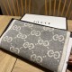 Replica Sciarpa Classic Wool GG jacquard Grigia Griffate