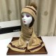 Dupe Classic Cashmere Jacquard Sciarpa e Cappello Marrone imitazioni perfette Replica Classic Cashmere Jacquard Sciarpa e Cappello Marrone Griffate