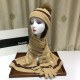 Dupe Classic Cashmere Jacquard Sciarpa e Cappello Marrone imitazioni perfette Replica Classic Cashmere Jacquard Sciarpa e Cappello Marrone Griffate