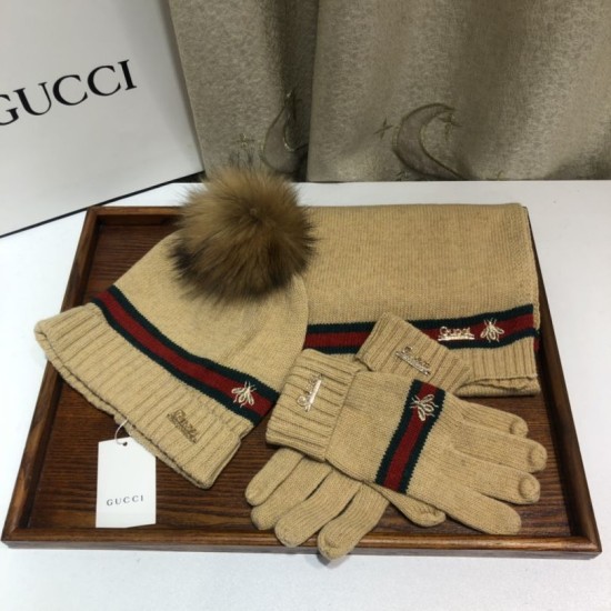 Dupe Classic Cashmere Jacquard Sciarpa e Cappello Marrone imitazioni perfette Replica Classic Cashmere Jacquard Sciarpa e Cappello Marrone Griffate
