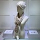 Replica Classic Cashmere Jacquard sciarpa e cappello fronte / bianco Griffate