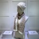 Replica Classic Cashmere Jacquard sciarpa e cappello fronte / bianco Griffate