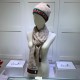 Replica Alta gamma Sciarpa e cappello classici in jacquard cashmere marrone / rosso Griffate