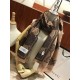 Replica Sciarpa in cashmere con logo jacquard GG Lurex Marrone Griffate