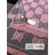 Dupe Pari replica Sciarpa in cashmere con logo jacquard GG Lurex Rose imitazioni perfette Replica Pari Sciarpa in cashmere con logo jacquard GG Lurex Rose Griffate