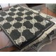 Dupe Pari replica falso Sciarpa in cashmere con logo jacquard GG Lurex Grigio imitazioni perfette Replica Pari falso Sciarpa in cashmere con logo jacquard GG Lurex Grigio Griffate