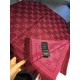 Replica Sciarpa Classic jacquard in lana 48 x 180 Viola Griffate