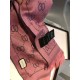 Replica Sciarpa Classic jacquard in lana 48 x 180 rosa Griffate