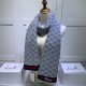 Dupe Sciarpa cashmere jacquard 30 x 190 Grigio imitazioni perfette Replica Sciarpa cashmere jacquard 30 x 190 Grigio Griffate