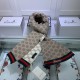 Dupe Sciarpa cashmere jacquard 30 x 190 Marrone imitazioni perfette Replica Sciarpa cashmere jacquard 30 x 190 Marrone Griffate
