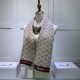 Dupe Sciarpa cashmere jacquard 30 x 190 Marrone imitazioni perfette Replica Sciarpa cashmere jacquard 30 x 190 Marrone Griffate