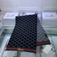 Dupe Pari replica Sciarpa cashmere jacquard 30 x 190 blu scuro imitazioni perfette Replica Pari Sciarpa cashmere jacquard 30 x 190 blu scuro Griffate