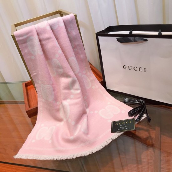 Dupe replica Sciarpa in lana bicolore double face 50 x 200 Rosa imitazioni perfette Replica Sciarpa in lana bicolore double face 50 x 200 Rosa Griffate