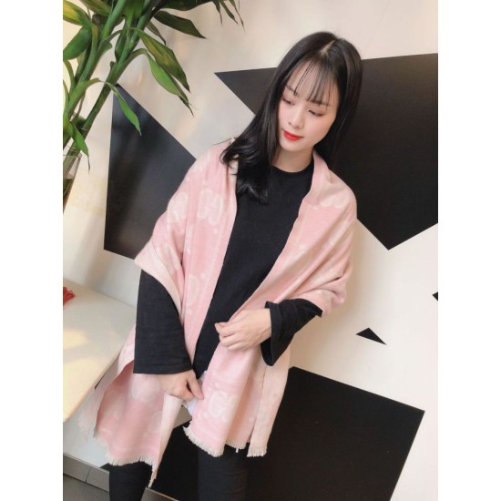 Dupe replica Sciarpa in lana bicolore double face 50 x 200 Rosa imitazioni perfette Replica Sciarpa in lana bicolore double face 50 x 200 Rosa Griffate