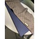 Replica Sciarpa in cashmere jacquard GG 23 x 180 blu scuro Griffate