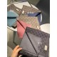 Replica Sciarpa in cashmere jacquard GG 23 x 180 blu scuro Griffate