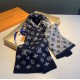 Replica Sciarpa di jeans con monogramma M76245 30 x 180 Griffate