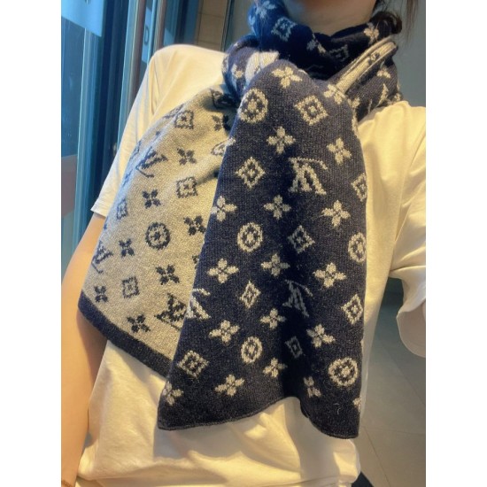 Replica Sciarpa di jeans con monogramma M76245 30 x 180 Griffate